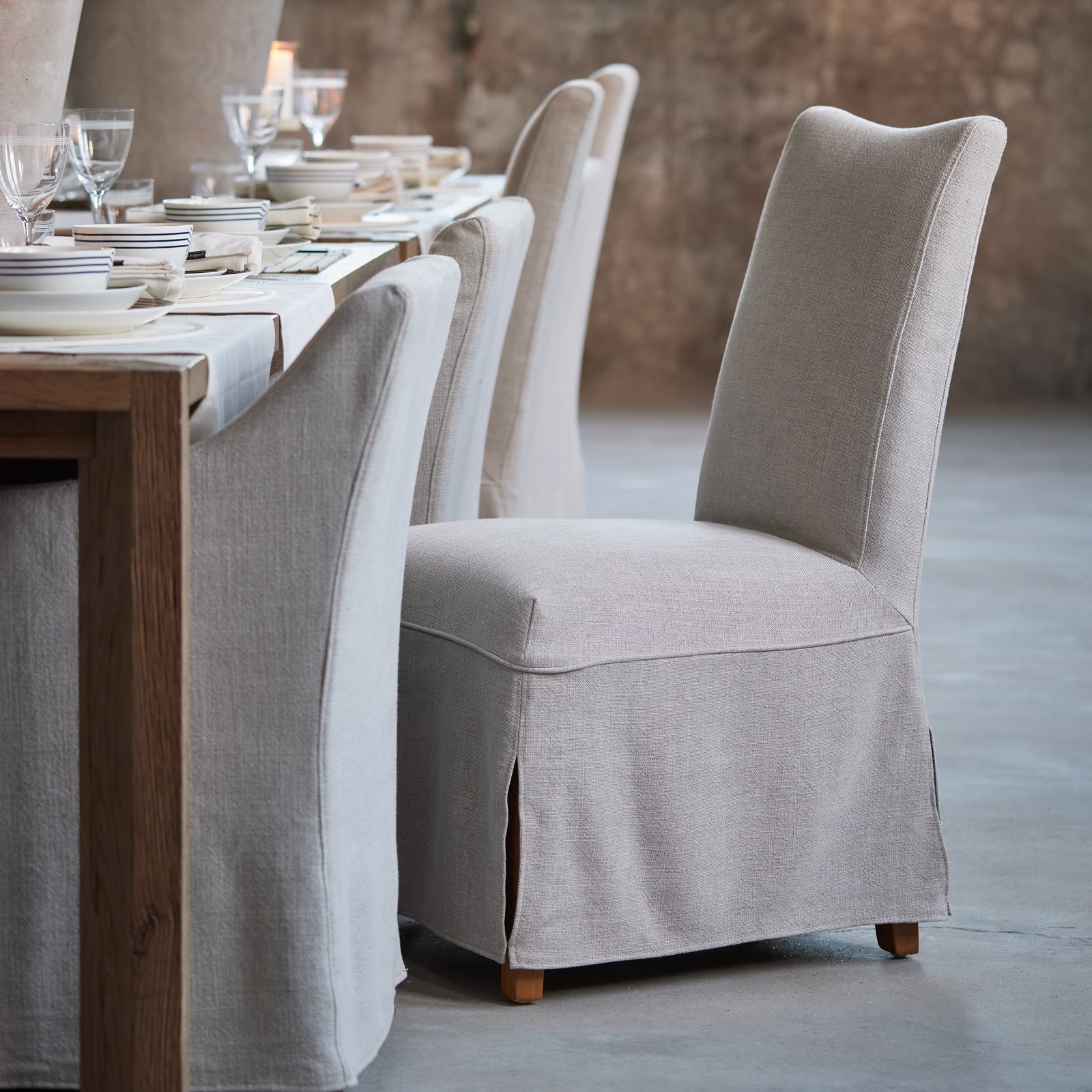 Monti spisestol med løse trekk - Chairs-Riviera Maison -Nordstrand Møbler og Interiør