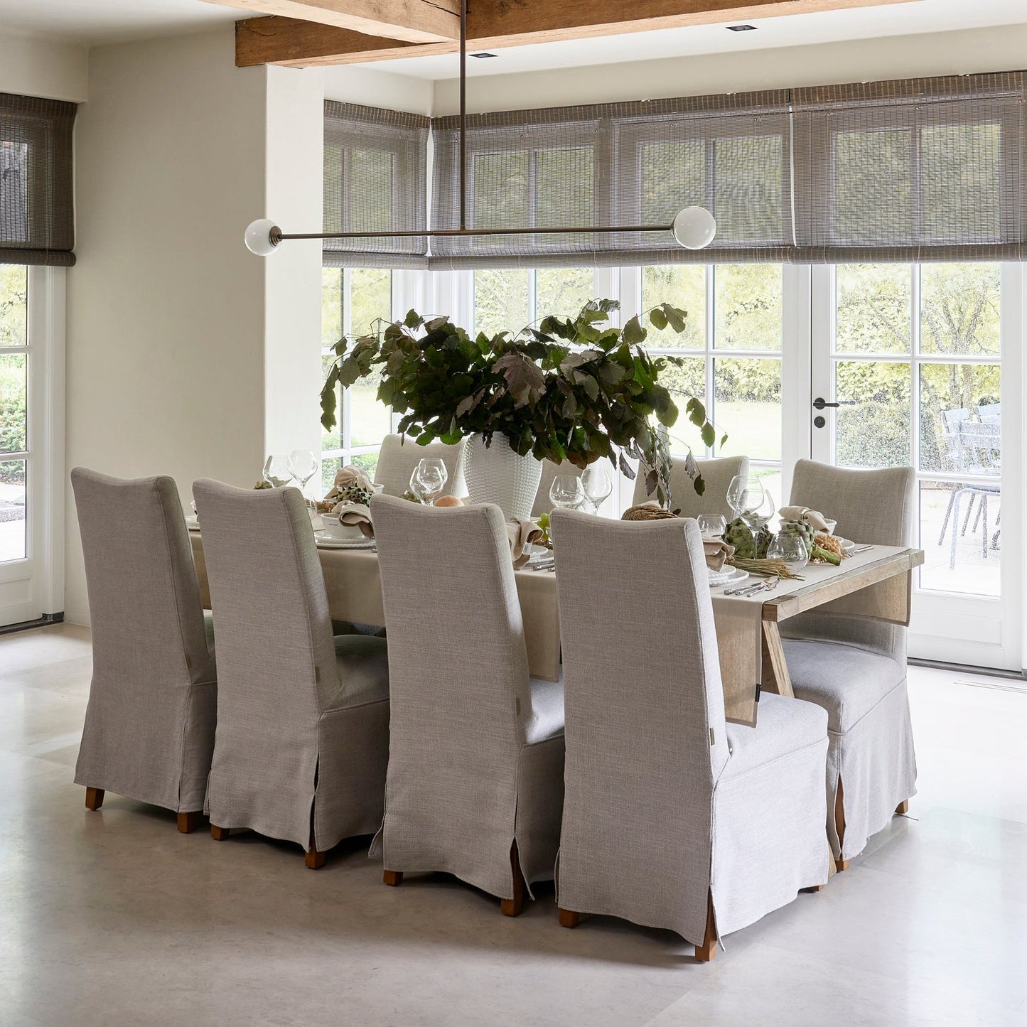 Monti spisestol med løse trekk - Chairs-Riviera Maison -Nordstrand Møbler og Interiør