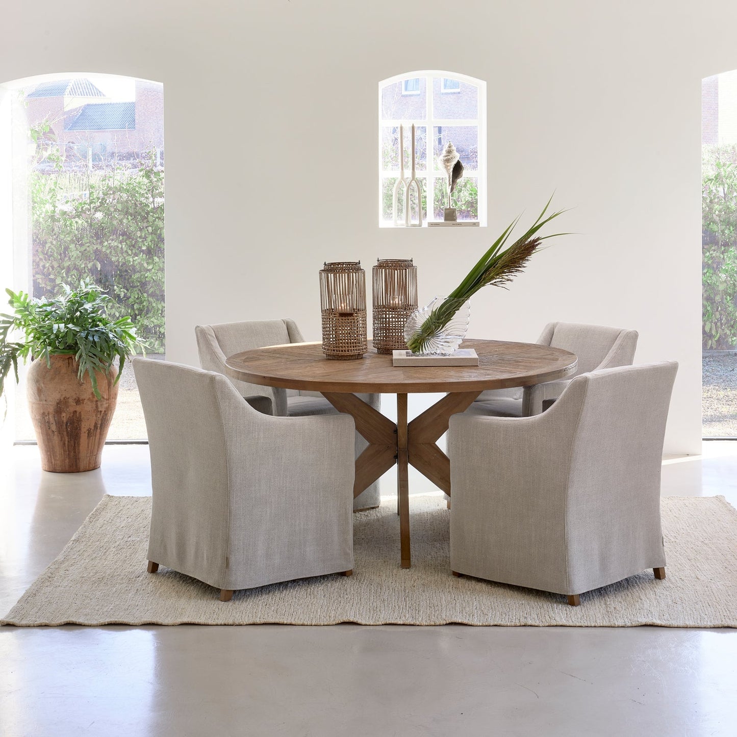 Firenze spisestol med løse trekk - Armchairs-Riviera Maison -Nordstrand Møbler og Interiør