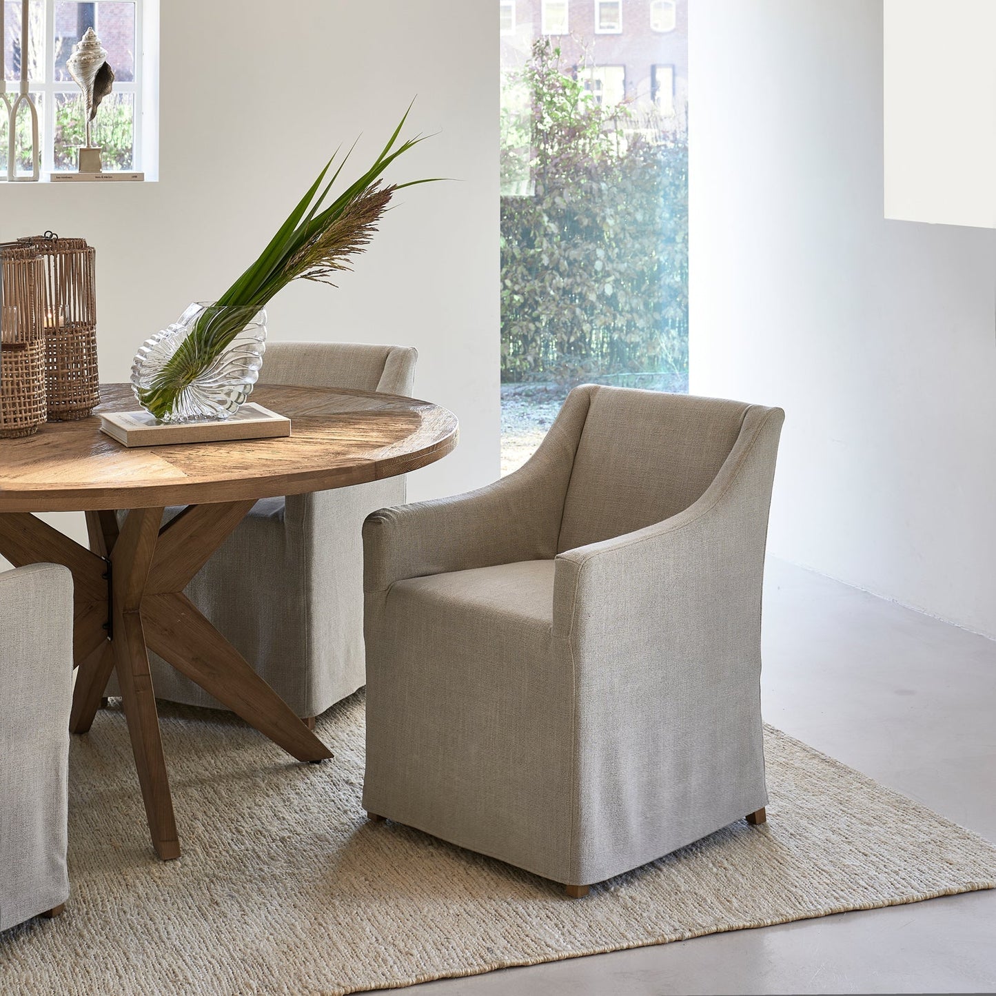 Firenze spisestol med løse trekk - Armchairs-Riviera Maison -Nordstrand Møbler og Interiør