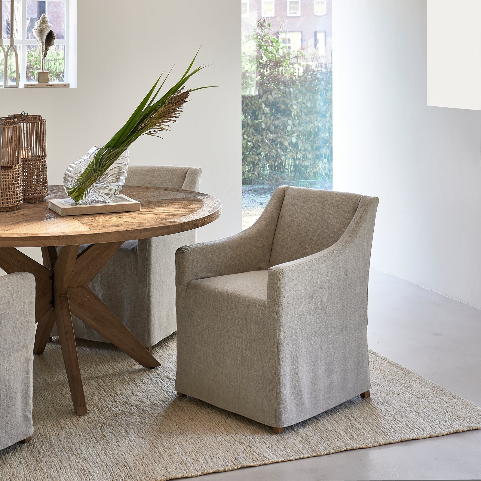 Firenze spisestol med løse trekk - Armchairs-Riviera Maison -Nordstrand Møbler og Interiør