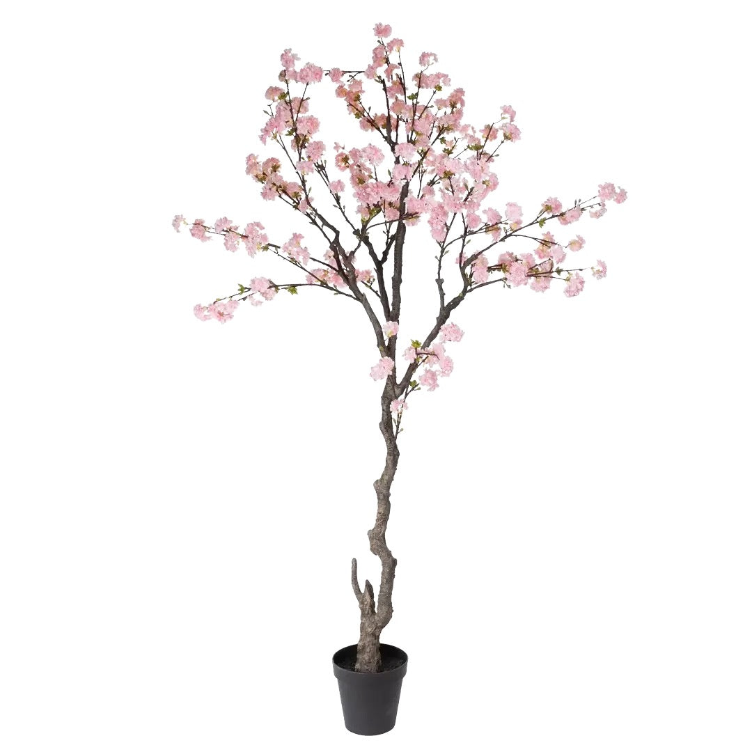 Kunstig Kirsebærtre hvit eller rosa 210cm
