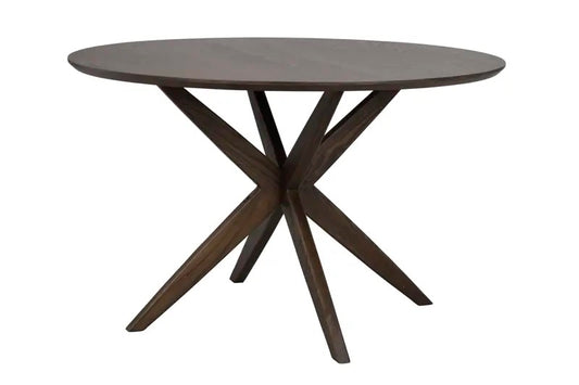 CALVERTON Ø120x75 - Mørk brun eik