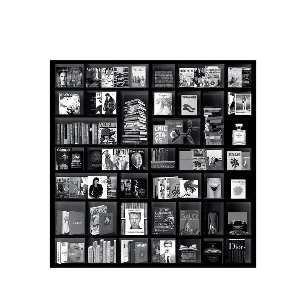 BOOK CASE FASHION BLACK - -Artwood -Nordstrand Møbler og Interiør