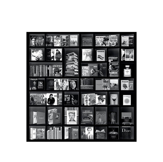 BOOK CASE FASHION BLACK - -Artwood -Nordstrand Møbler og Interiør