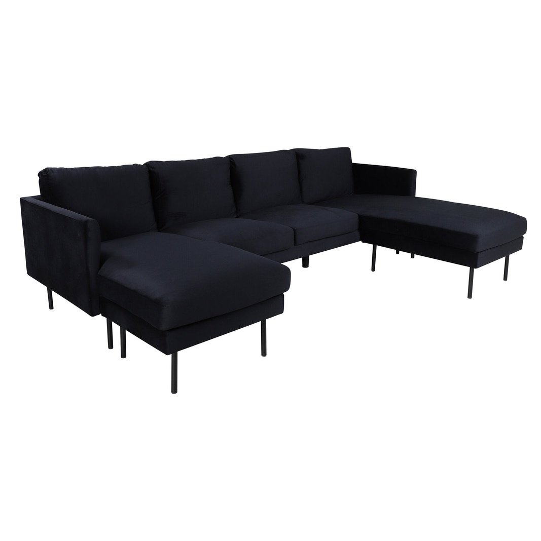 Zoom Sofa hjørne og sjeselong (Outletvare)