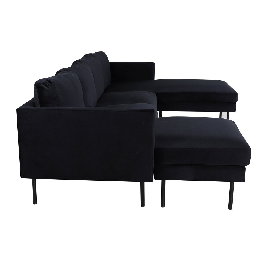Zoom Sofa hjørne og sjeselong (Outletvare)