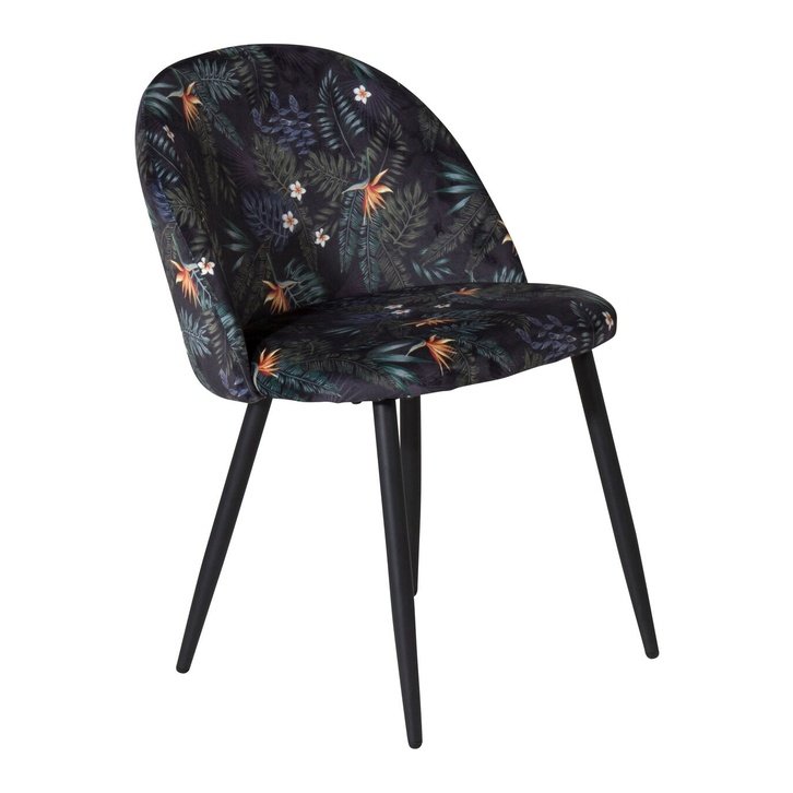 Velvet spisestol 1-pakk (Outletvare)
