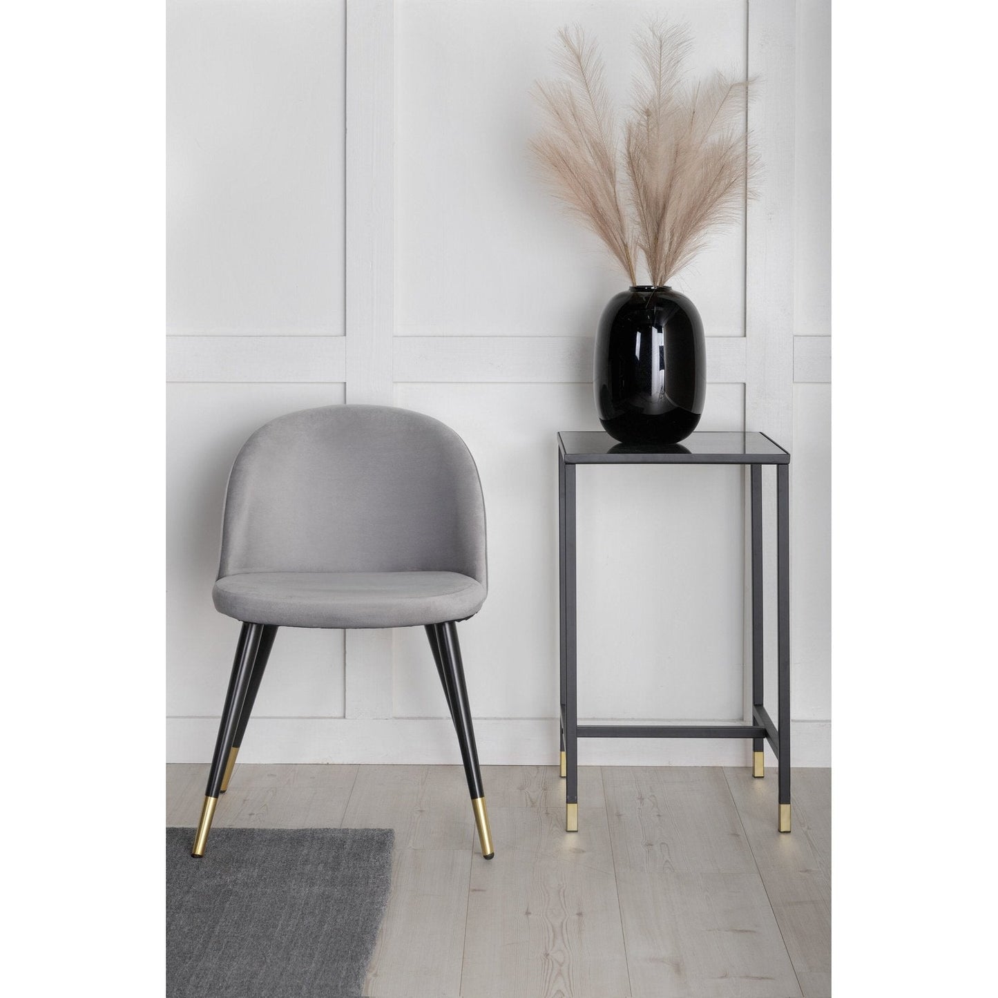Velvet spisestol